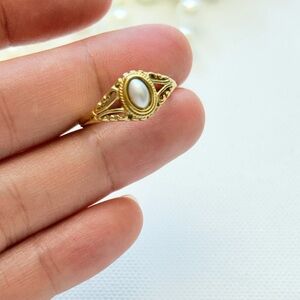 Pearl Ring Stainless Steel Waterproof